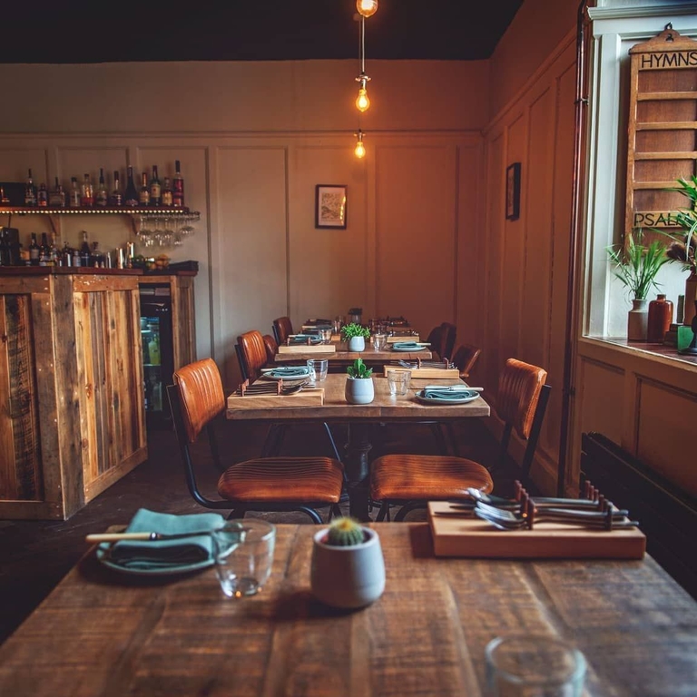 Chapters Restaurant in Hay-on-Wye, Wales