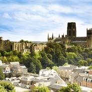Blick über Durham City